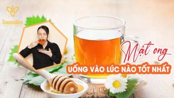 uống mật ong lúc nao tốt
